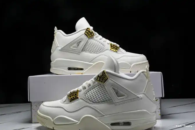 Kick Theory Jordan Gold 4 AQ9129-170 Metallic Retro 0511